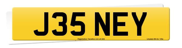 Registration number J35 NEY